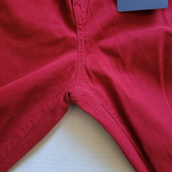 Bandolino jeans red Mandie style straight legs stretch cotton denim pants petite - Picture 12 of 16